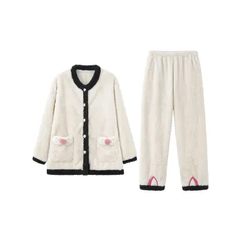 MIOJUER Pajama Set Women's Ivory