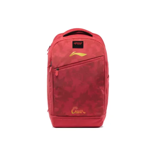 LINING Table Tennis Series Backpacks Honor Red