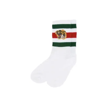GUCCI Mid Calf Socks Unisex 1 Pack White