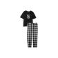 Black White Plaid