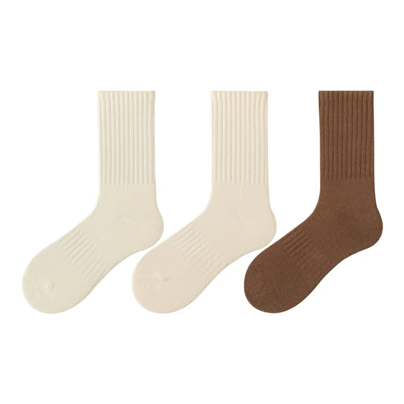 XXLLG Mid Calf Socks Women's 3 Pack-8