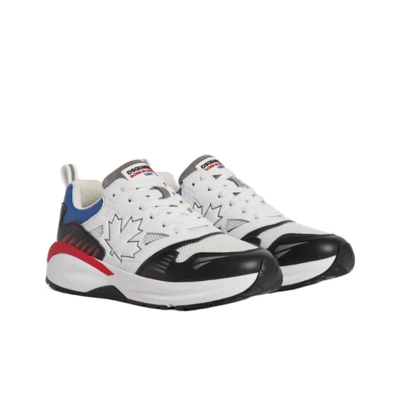 DSQUARED 2 Dash Maple Leaf Quilted Sneakers-2