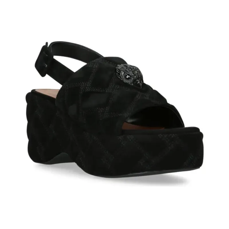Kurt Geiger London Kensington Strap Sandals 8cm Women's Black-2