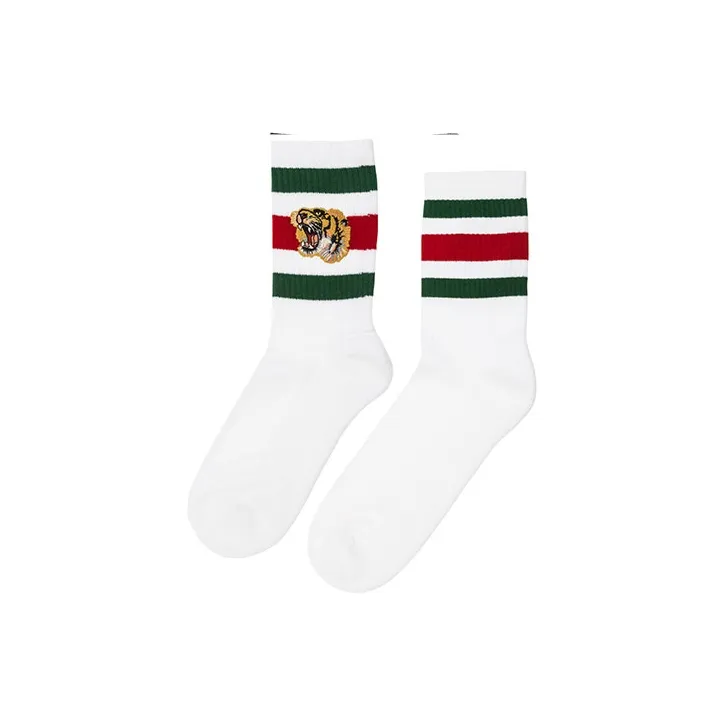 GUCCI Mid Calf Socks Unisex 1 Pack White-1