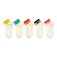 1 White Yellow, 1 White Green, 1 White Rose Red, 1 White Black, 1 White Orange
