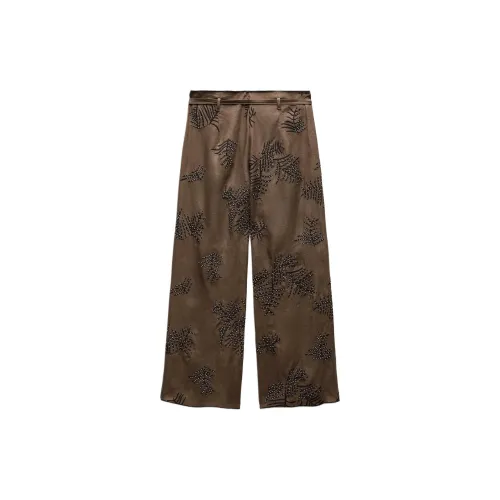 ZARA Casual Pants Women's Brown