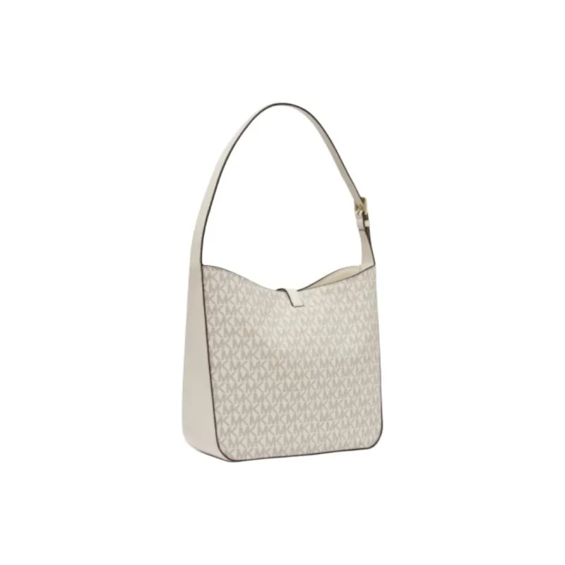 MICHAEL KORS Artificial Leather Handbag, Shoulder Bag Trumpets Women's Vanilla White & Milk White-1