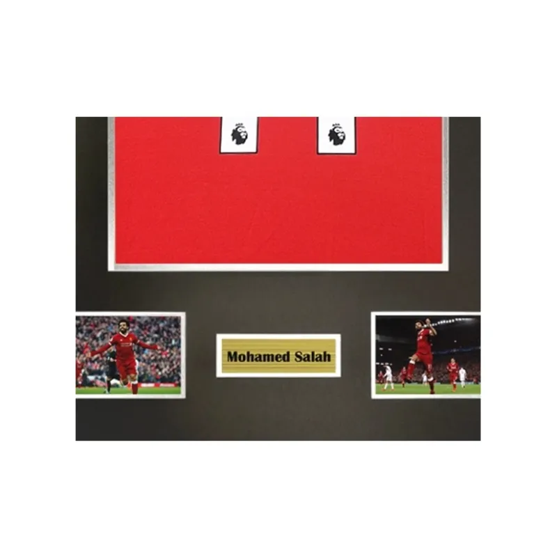 Three For 20-21 Liverpool Salah Autographed Soccer Apparel Jersey With SA Certificate-3