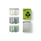 [Zero Carbon Silk Style]Pure Gray+Elegant Skin+Mint Green