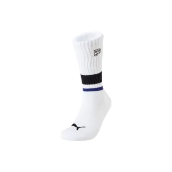 PUMA Mid Calf Socks Unisex 1 Pack White