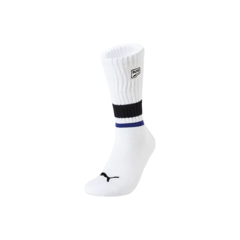 PUMA Mid Calf Socks Unisex 1 Pack White-0