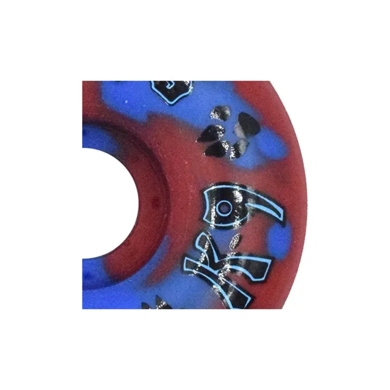 DOGTOWN Skateboard Wheels Land Surfboards 56mm X 99a-Red/Blue Swirl-1