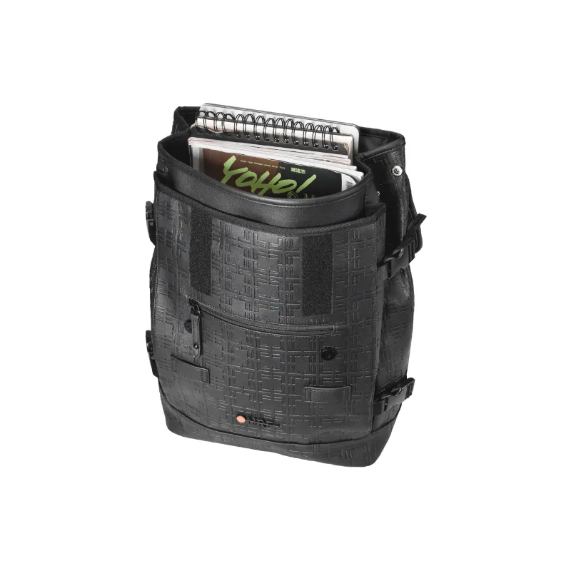 ONRF PVC, Polyester Backpack Tubas Unisex Black-23