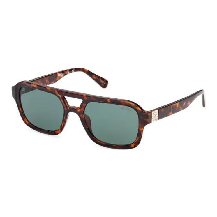 GUESS Acetate Plastic Aviator Sunglasses Unisex Brown-0