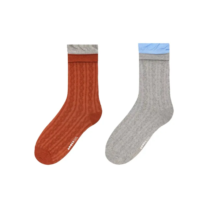 TOOCI Sleepless Series Mid Calf Socks Unisex 2 Pack-14