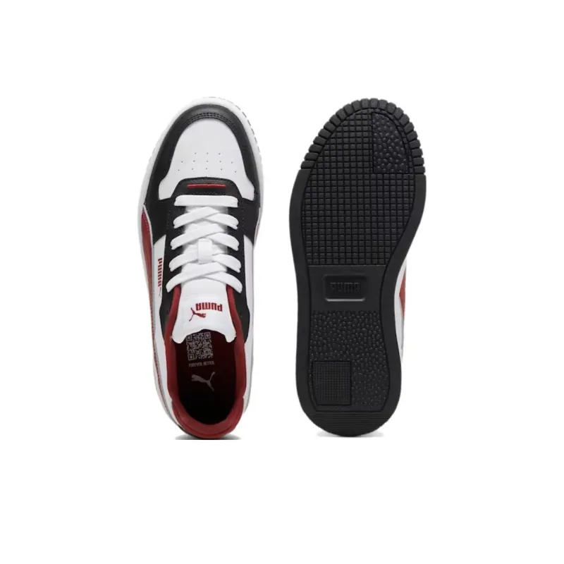 PUMA Carina Street Cushioning, Wear Resistant Low Top Skateboard Shoes Women's Black White-3