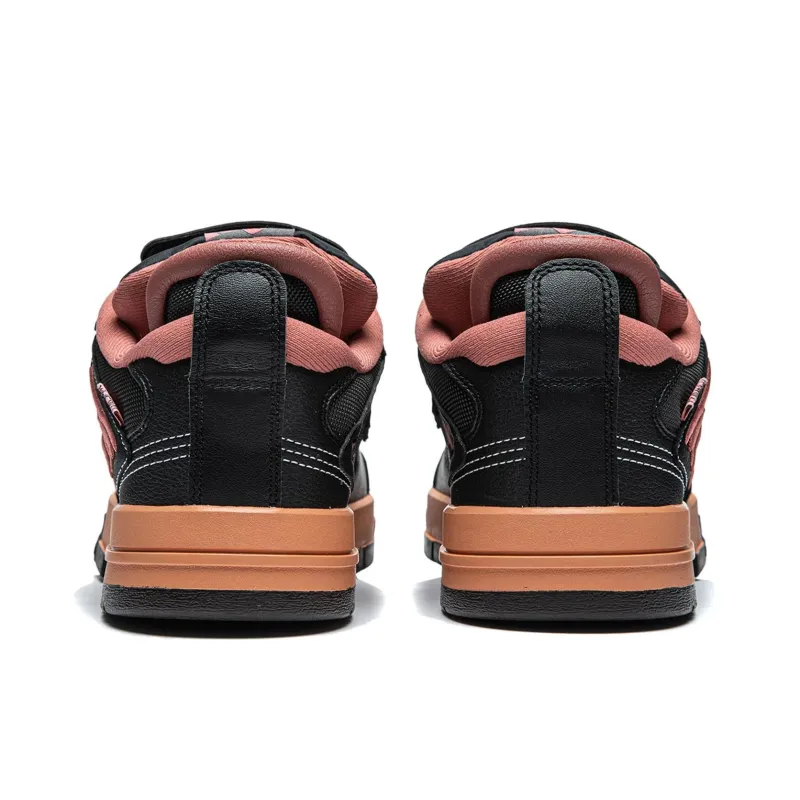 LiNing Slip-Resistant Cushioning Low-Top Skateboard Shoes Men's Black-5