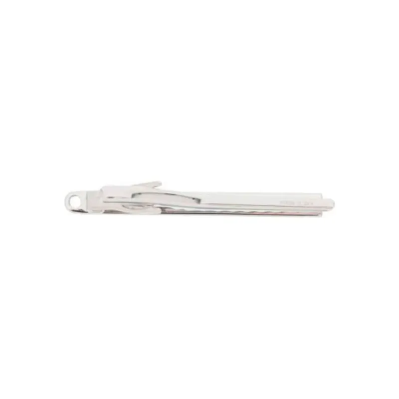 FERRAGAMO Brass Hair Clips Men's Silver-1