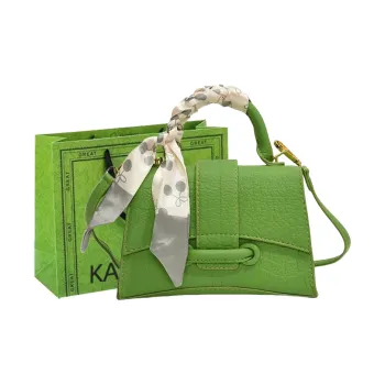 KARUISHA PU Shoulder Bag Crossbody Bag Handbag Women's Green/Ecru/Pink/Black