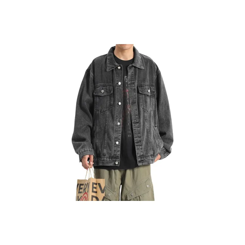 MGXEK Denim Jacket Unisex Black-5