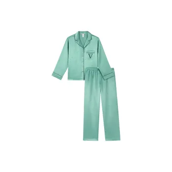 Victoria's Secret Pajama Set Women's Turquoise