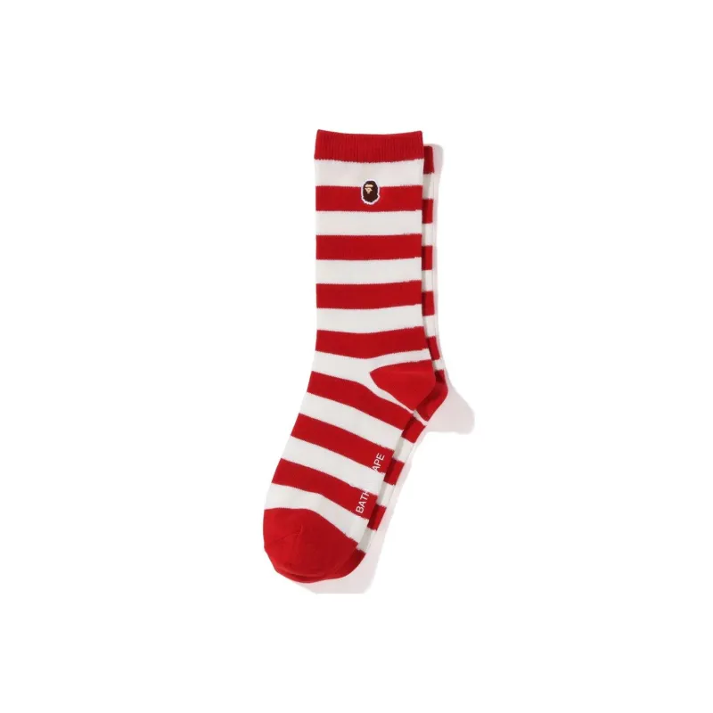 A BATHING APE Men Knee high Socks-2