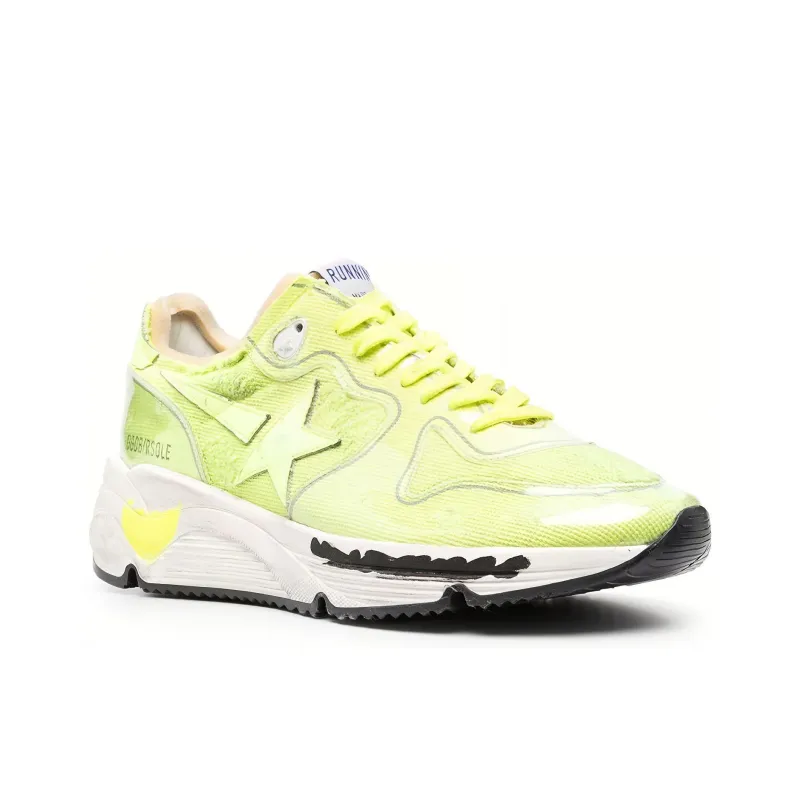 Golden Goose Running Sole Low Top Casual Shoes Men's Yellow-2
