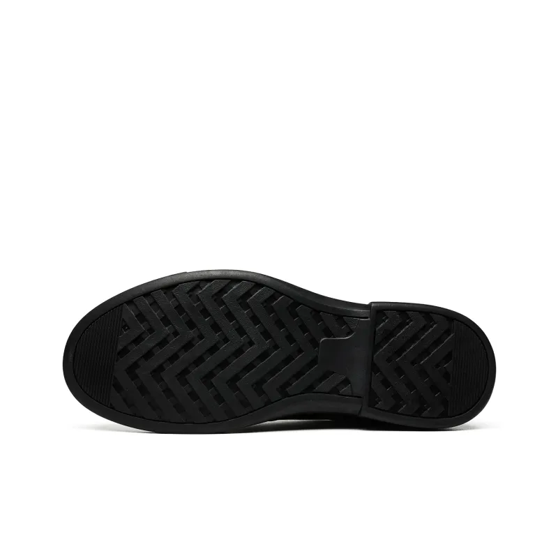 CHINT Dress Shoes Men Low Top Black-4
