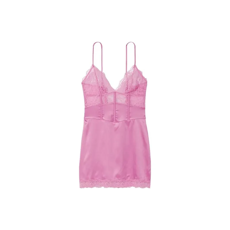 Victoria's Secret Nightgown Women's Pink Purple-0