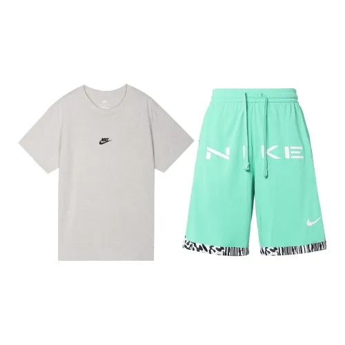 Nike Casual Sportswear Men Light Bone/Mint Green