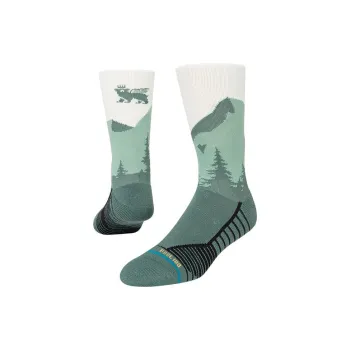 Stance Mid Calf Socks Unisex 1 Pack Green