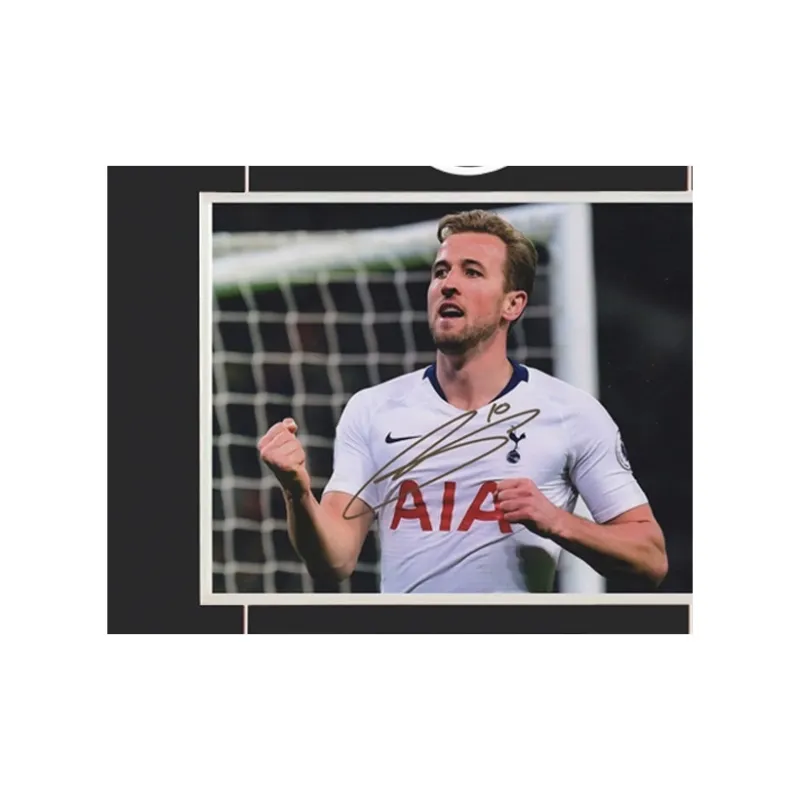 Three For Harry Kane Signed Photo Framed Included SA Certificate Tottenham Hotspur Era Great Britain Star-1