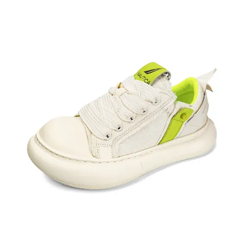 NAUTICA Skateboard Shoes Men Low-Top White