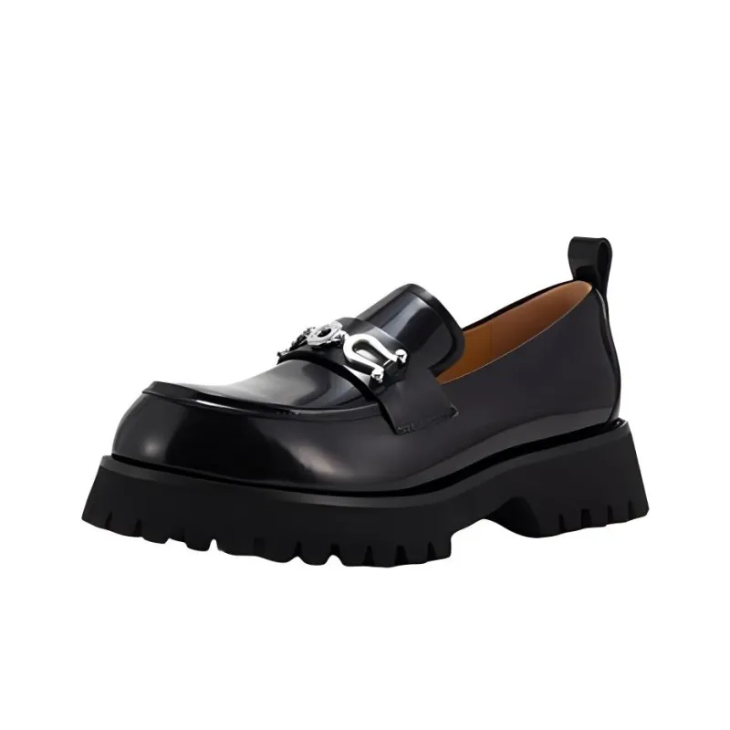 Teenie Weenie Loafers Women's Black/Burgundy-1