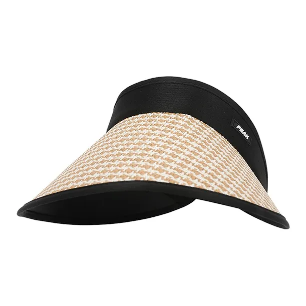 PEAK RIGHT Series Polyester Sun Protection Hats Unisex Beige Black-4