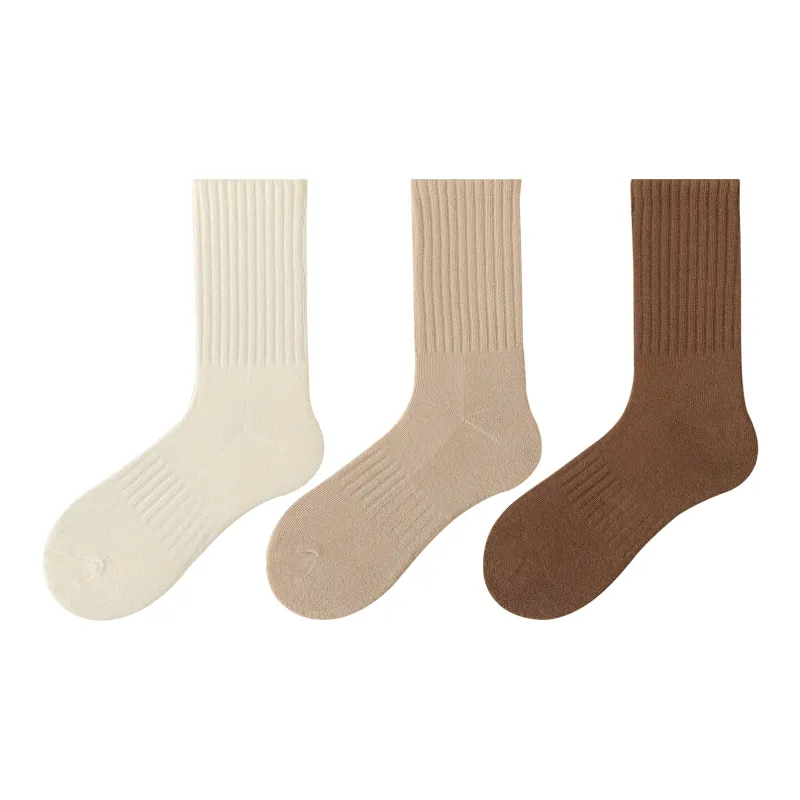 XXLLG Mid Calf Socks Women's 3 Pack-11