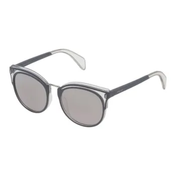 Police Injection Molded Irregular Shape Sunglasses Women's Gray