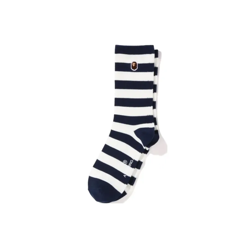 A BATHING APE Men Knee high Socks-4