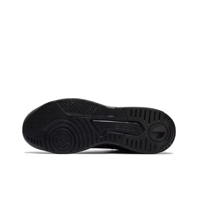361° Anti-Slip Wear-Resistant High-Top Casual Shoes Men's Black Gray-4