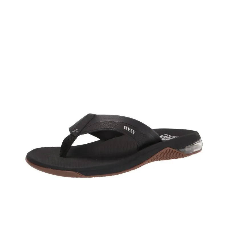 REEF Abrasion-Resistant Slip-Resistant Flip Flops Men's Black-2