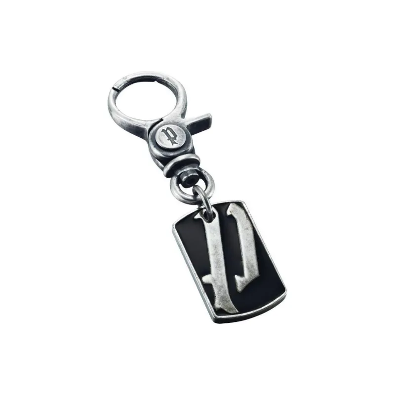 Police Stainless Steel Keychains Unisex Black-1