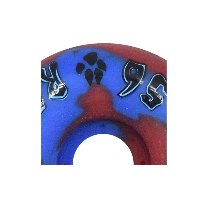 DOGTOWN Skateboard Wheels Land Surfboards 56mm X 99a-Red/Blue Swirl-4