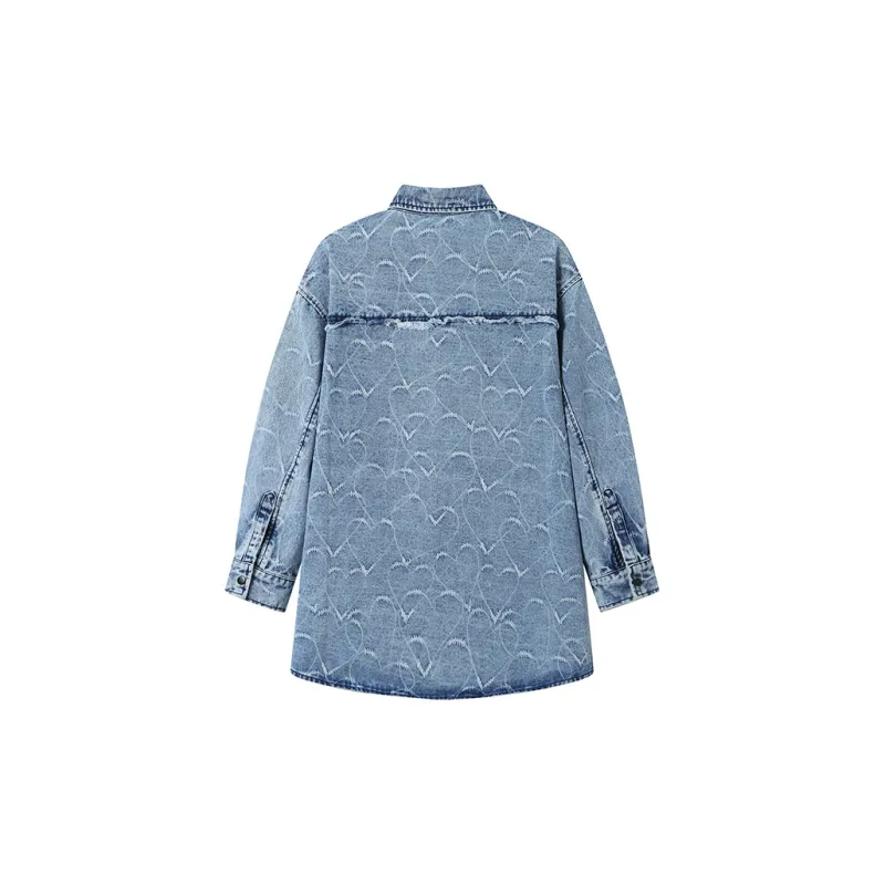 ANDREA MARTIN Denim Jacket Women's Blue-1