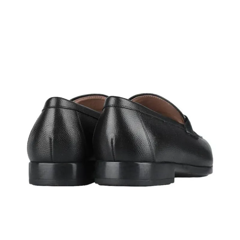 FERRAGAMO Gancini Leather Loafers-4