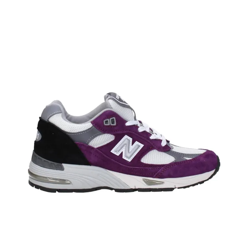 New Balance NB 991 Anti Slip Wear Resistant Low Top Casual Shoes Women's Purple-1