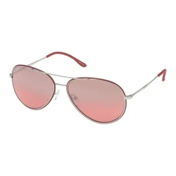 Police Metal Aviator Sunglasses Unisex Red