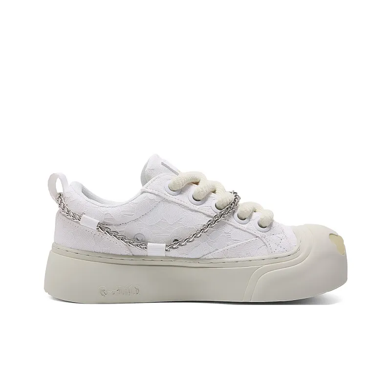 Q AND Coverage Slip Resistant Cushioning Abrasion Resistant Height Increasing Low Top Skateboard Shoes Unisex-16