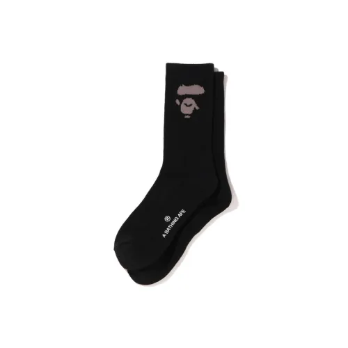 A BATHING APE Unisex Mid-Calf Socks