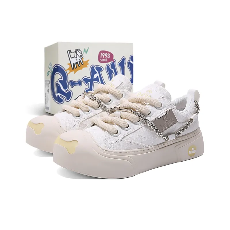 Q AND Coverage Slip Resistant Cushioning Abrasion Resistant Height Increasing Low Top Skateboard Shoes Unisex-14
