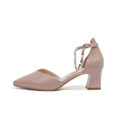 Mulinsen High Heels Women's Nude